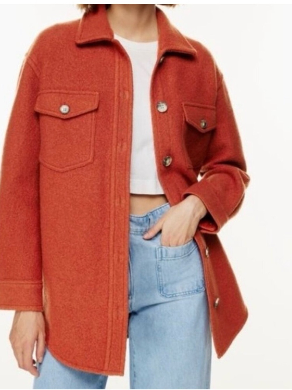 Aritzia Rust Ganna Jacket